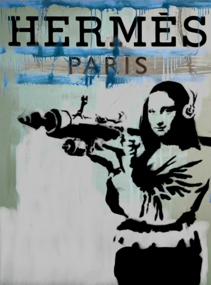 Bild 1 von Motiv Mona Lisa Hermes - Banksy Hommage by Felix von Altersheim