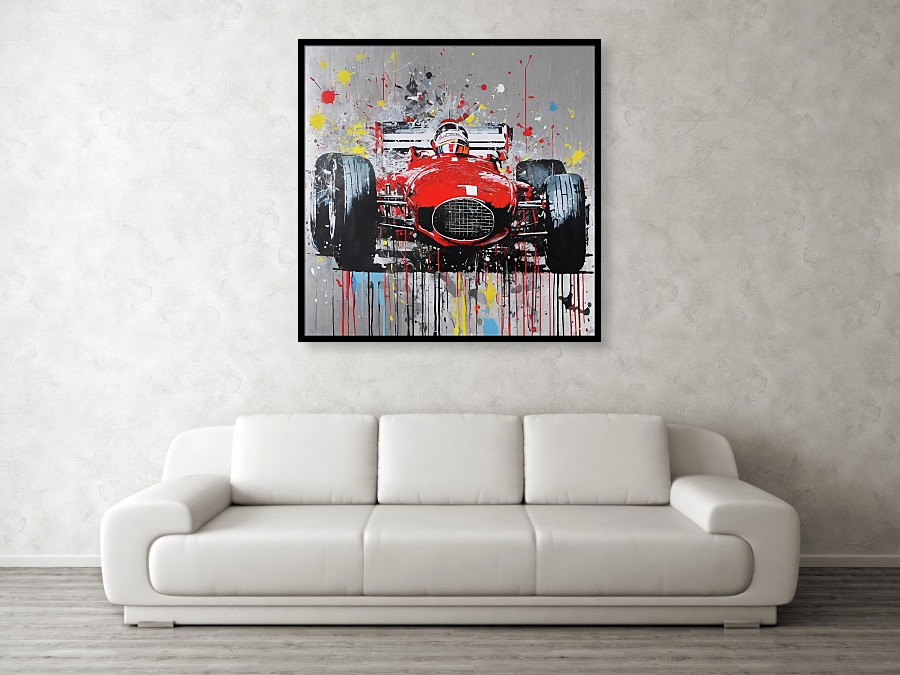 Bild 1 von KAPOW Cars - Pigmentdruck auf Silber Alu/gerahmt Auflage 10/10