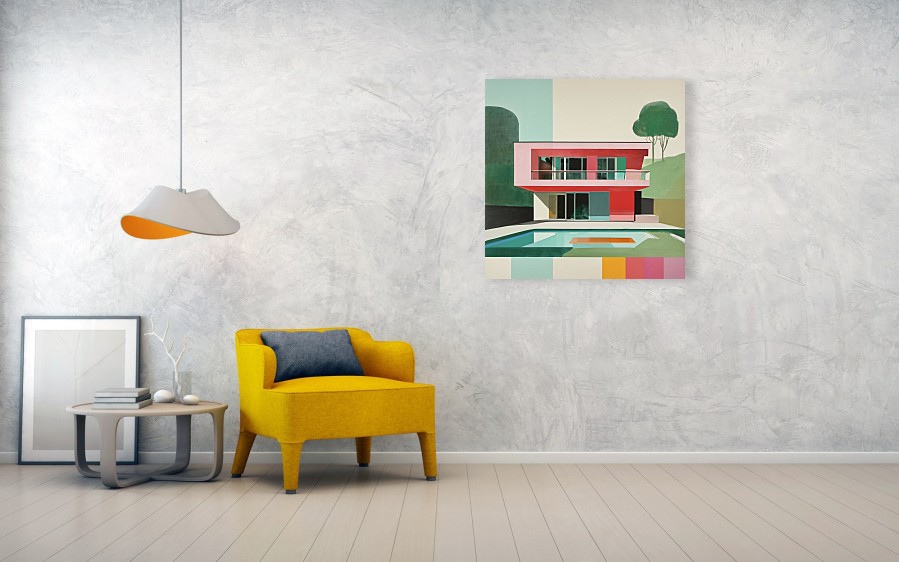 Bild 1 von Bauhaus - Pop Art Architektur Pool 02 -  by Felix von Altersheim