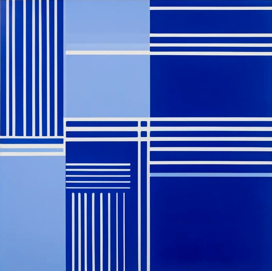 Bild 1 von Bauhaus Abstrakt M 82 - 60x60 cm Besonderheit: 5 cm dicker Galeriekeilrahm