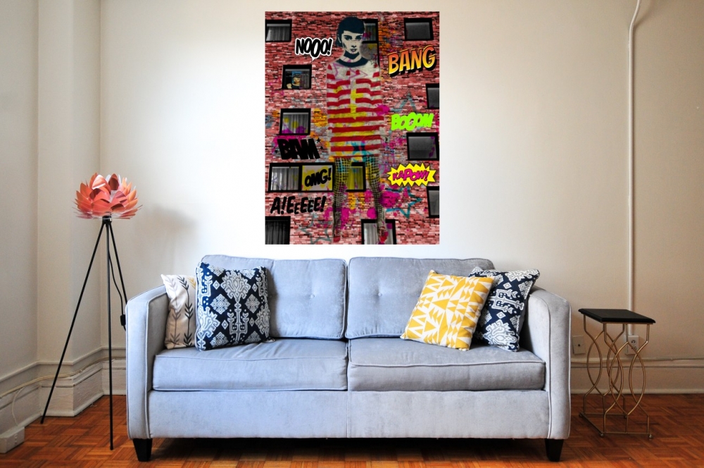 Bild 1 von Motiv Audrey Hepburn Urban - Typografie by Felix von Altersheim