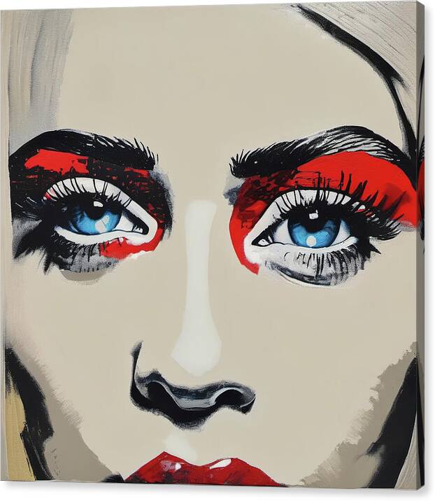Bild 1 von Love u blue eyes - Pop Art Girl  by Felix von Altersheim