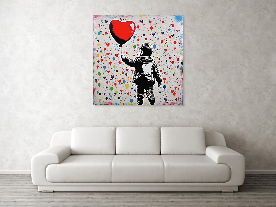 Bild 1 von We need love - Boy with Balloon -  by Felix von Altersheim