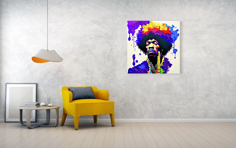 Bild 1 von Hommage an Jimi - Psychedelic - 70s Style by Felix von Altersheim