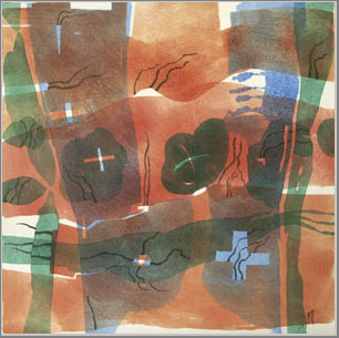 Bild 1 von WV-Nr: 2018-06''cuore'' 2018, 60 x 60 cm, Acryl auf Leinwand