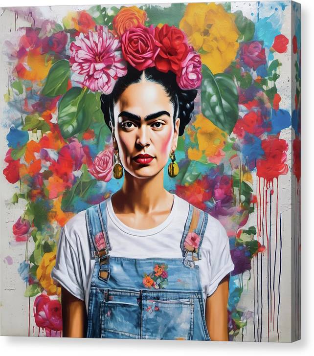 Bild 1 von Motiv Frida Kahlo Flower- Pop Art - by Felix von Altersheim