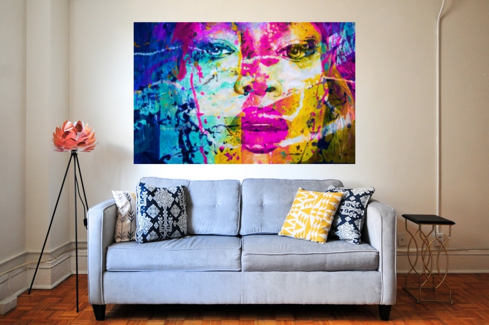 Bild 1 von Motiv Naomi Campbell Splash Pop Art 02 by  Felix von Altersheim