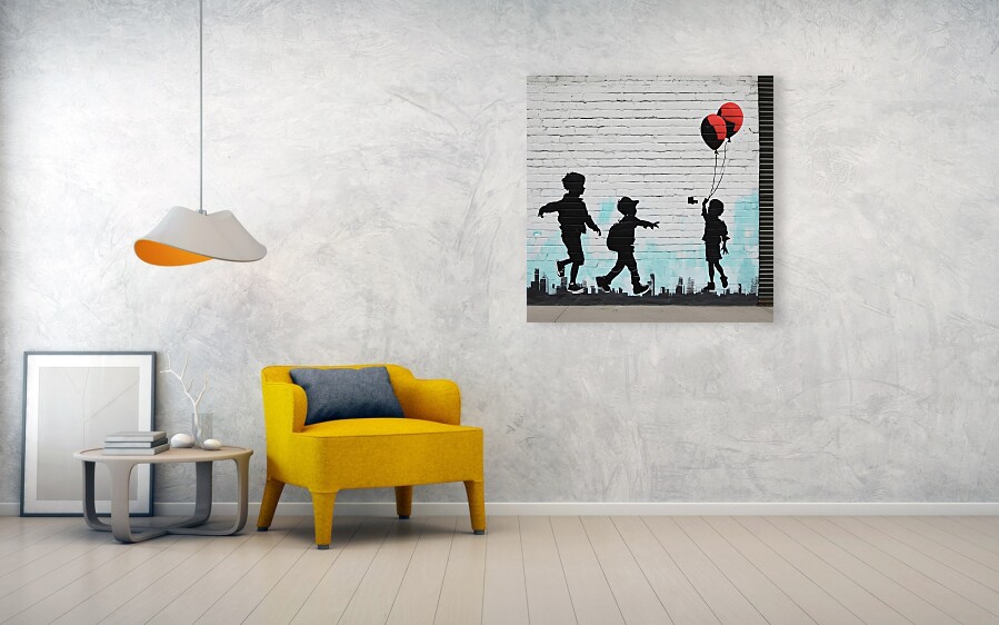 Bild 1 von Urban Life Kids Stencil Graffiti Stree Art -  Fotografie by Paffy