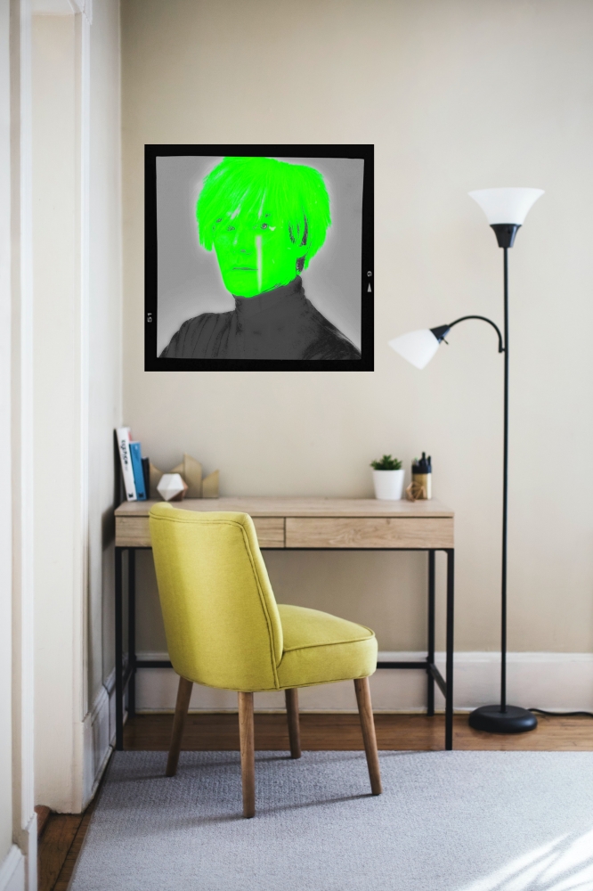 Bild 1 von Motiv Andy Warhol  Neon Green Ultra HD by Felix von Altersheim