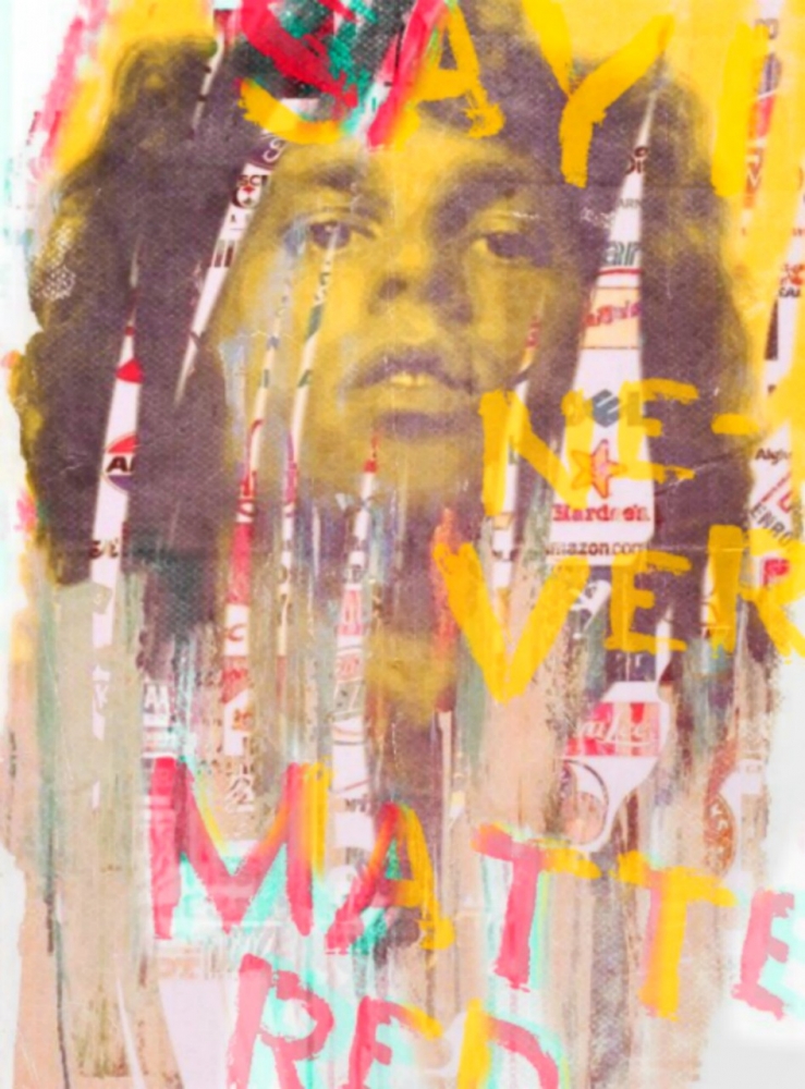 Bild 1 von Motiv Jim Morrison - Matter RED Collage by Felix von Altersheim