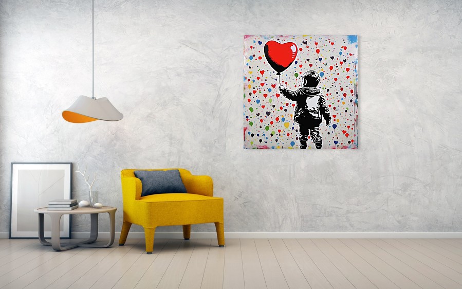 Bild 1 von We need love - Boy with Balloon -  by Felix von Altersheim