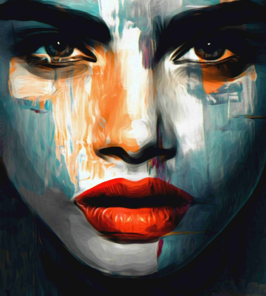 Bild 1 von Serie Just Face 857 Abstrakt Game by Felix von Altersheim