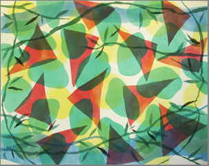 Bild 1 von WV-Nr: 2013-02''broken star'' 2012, 110 x 140 cm, Acryl auf Leinwand