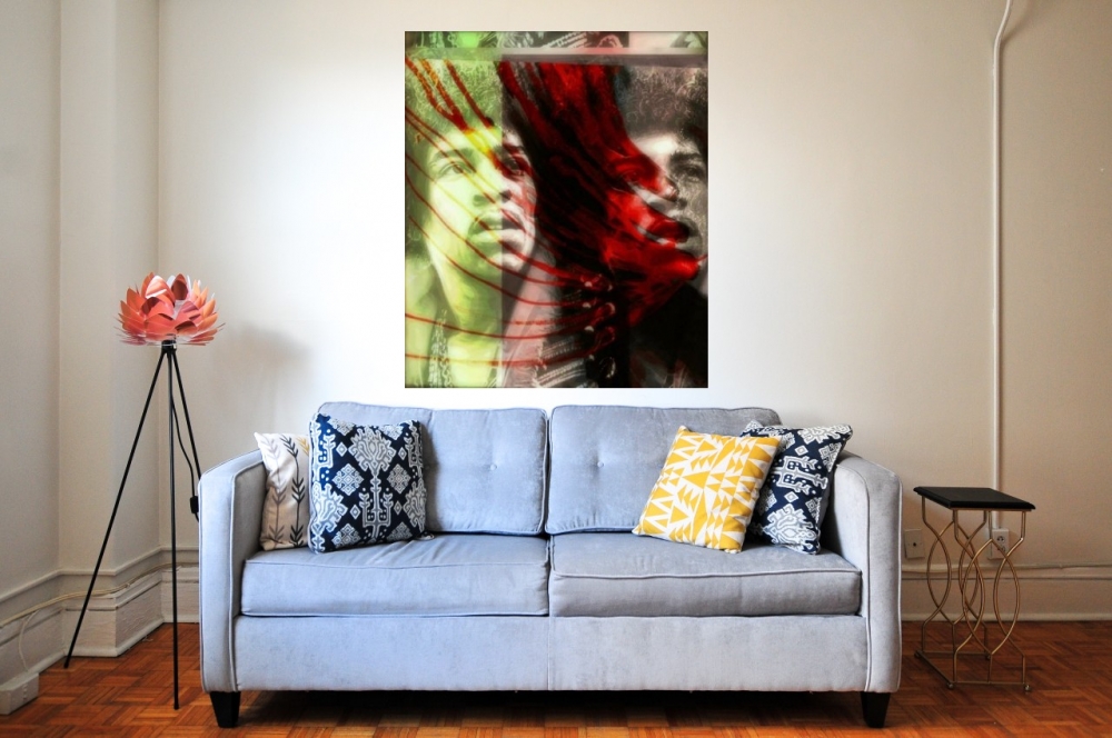 Bild 1 von Motiv Jimi Hendrix Double - Film Collage by Felix von Altersheim