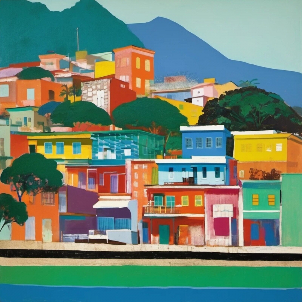 Bild 1 von Rio De Janeiro 02 Naive Pop Art by Felix von Altersheim