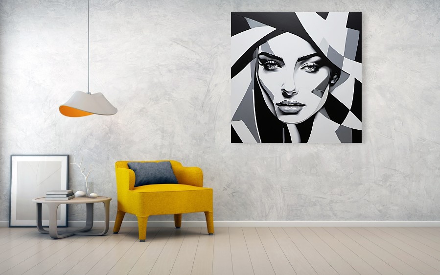 Bild 1 von Modern Art Female - Schwarz/Weiss 01 -  by Felix von Altersheim