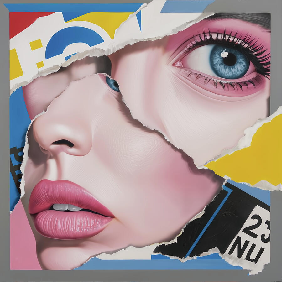 Bild 1 von Stylized Portrait with Torn Layers by Felix von Altersheim