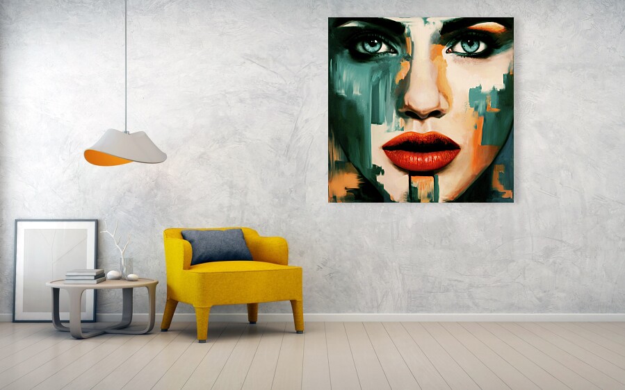 Bild 1 von Female Serie - Just Face Green Serie by Felix von Altersheim