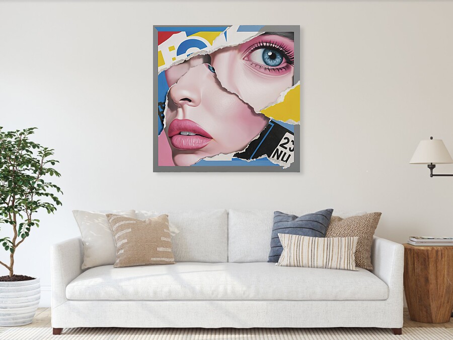 Bild 1 von Stylized Portrait with Torn Layers by Felix von Altersheim