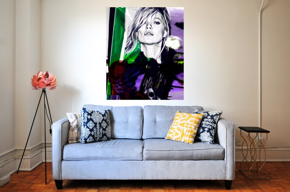 Bild 1 von Motiv Kate Moss Bulls *eyes Fire on by Felix von Altersheim