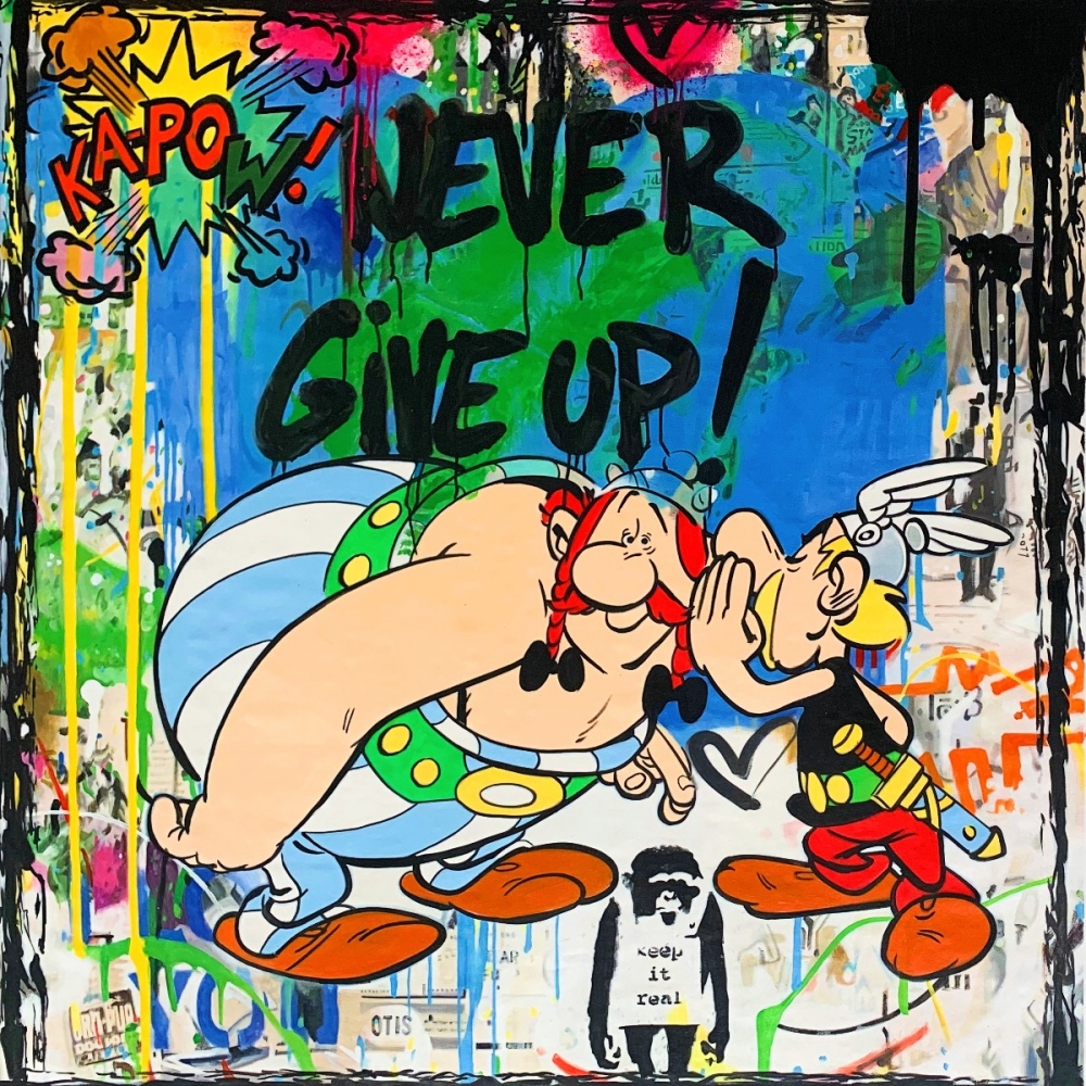 Bild 1 von Hommage Never give up - KAPOW - Die Römer  by Felix von Altersheim