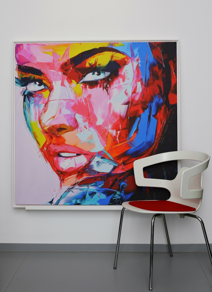 Bild 1 von NIELLY, FRANCOISE. (*1960) -"Key West ", 2020, Sublimation Offsetdruck auf Leinwand.