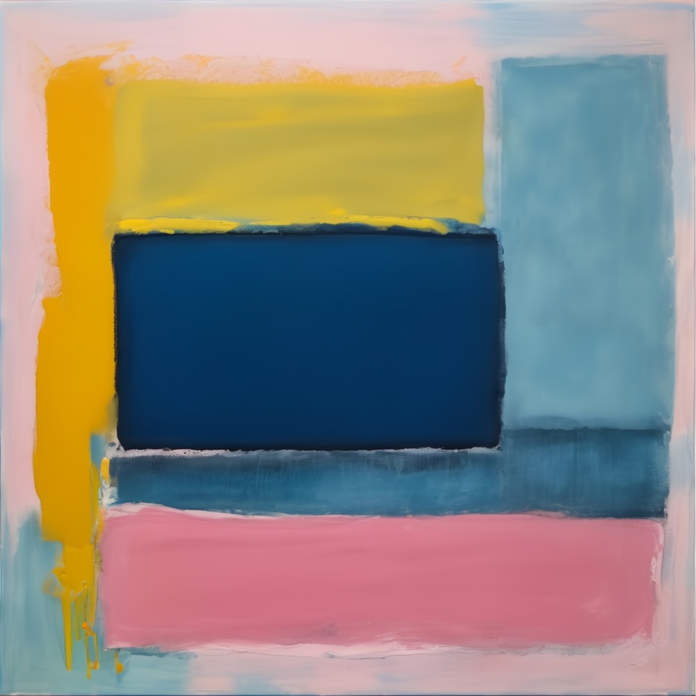 Bild 1 von Hommage Mark Rothko Farbfeldmalerei 02 90 cm x 90 cm Leinwand