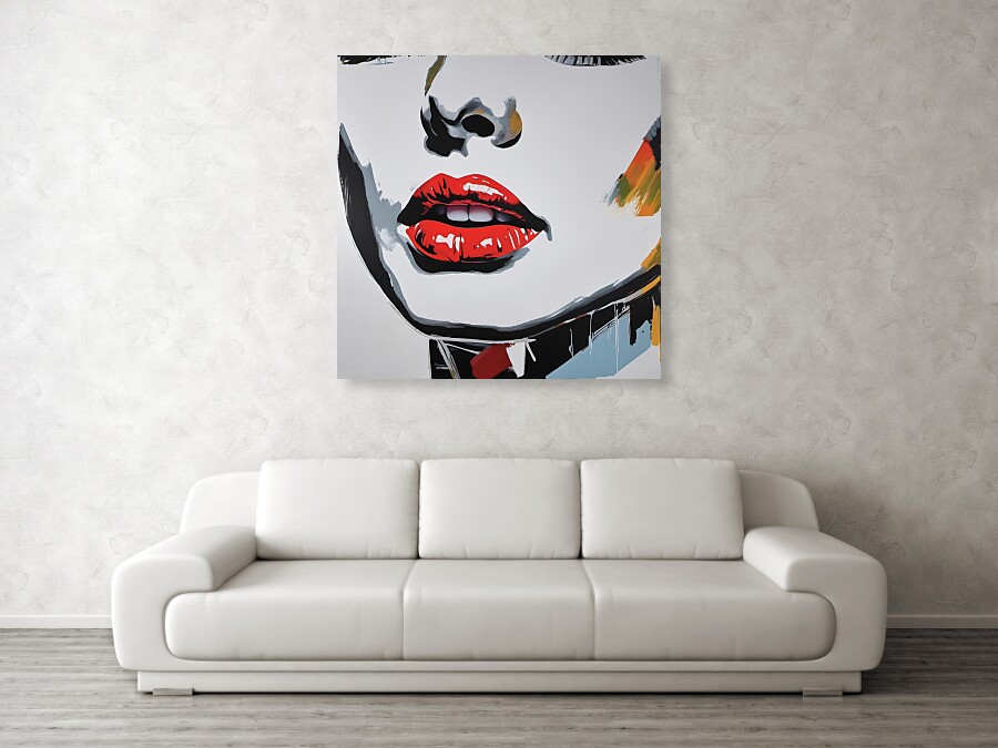 Bild 1 von Love u red lips - Pop Art Girl  by Felix von Altersheim