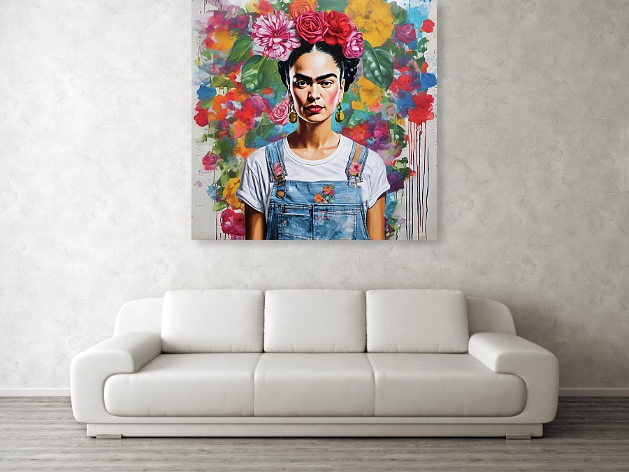 Bild 1 von Motiv Frida Kahlo Flower- Pop Art - by Felix von Altersheim