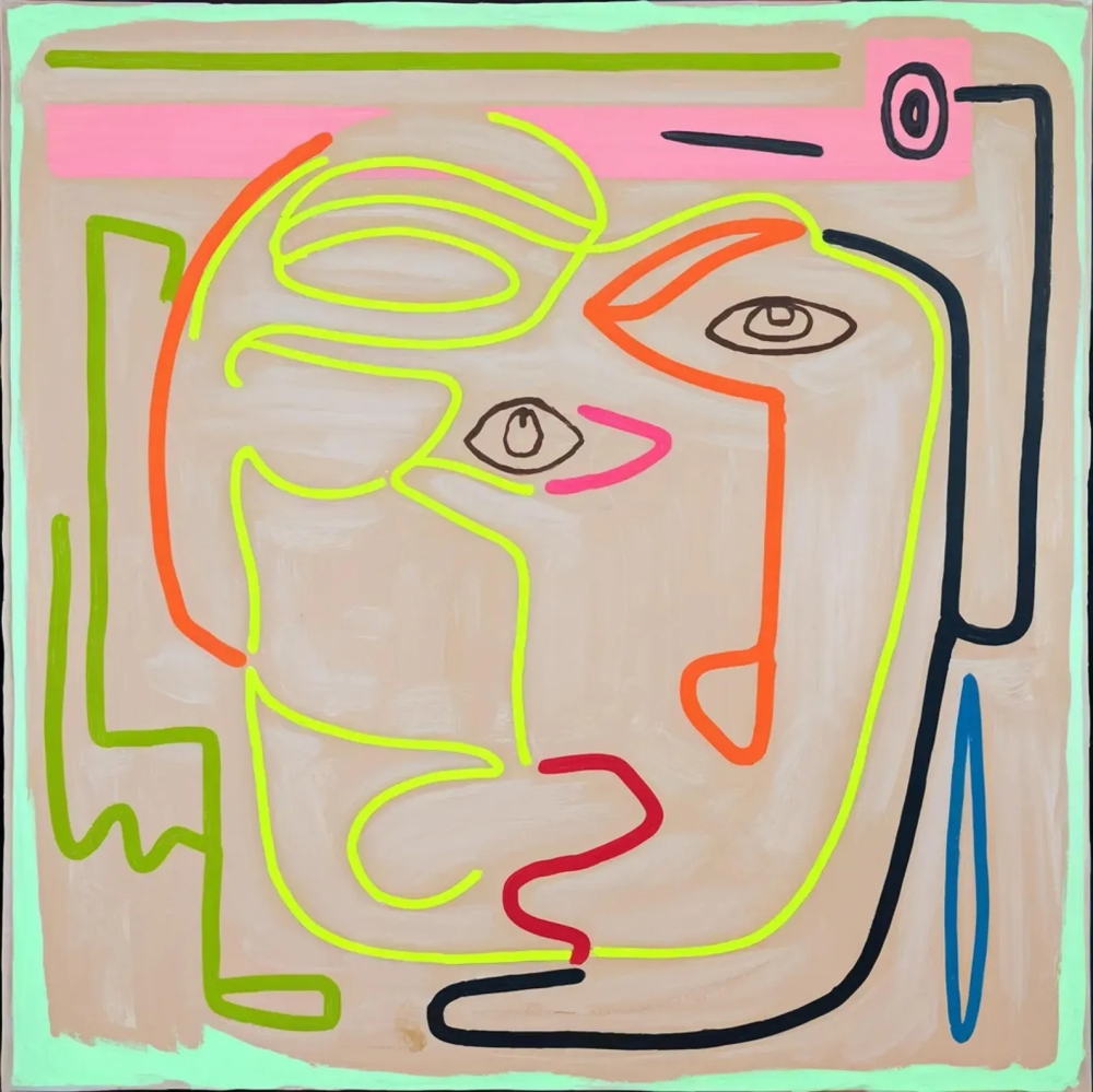 Bild 1 von Figurative Expressionismus Abstrakt Portrait Formen 05 Edition of 50 by Samuel Richter