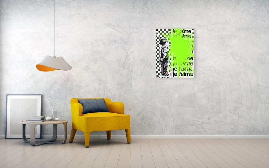 Bild 1 von Ce taime Banksy Hommage Grün Gelb Splash by Felix von Altersheim