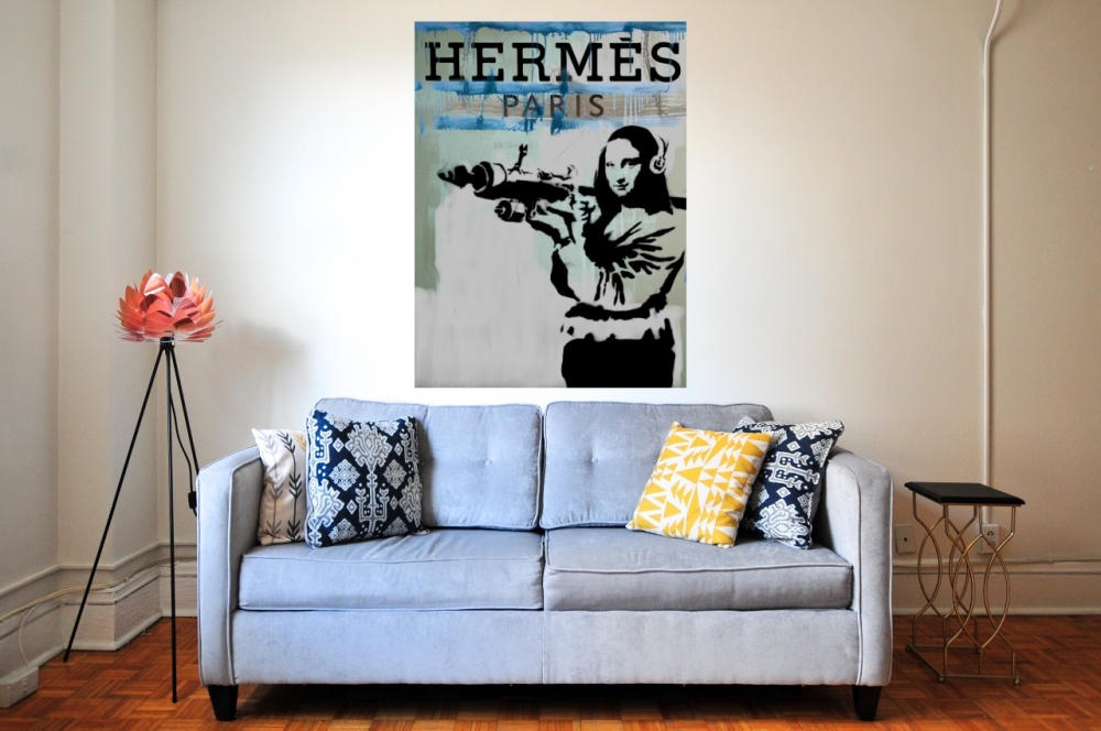 Bild 1 von Motiv Mona Lisa Hermes - Banksy Hommage by Felix von Altersheim