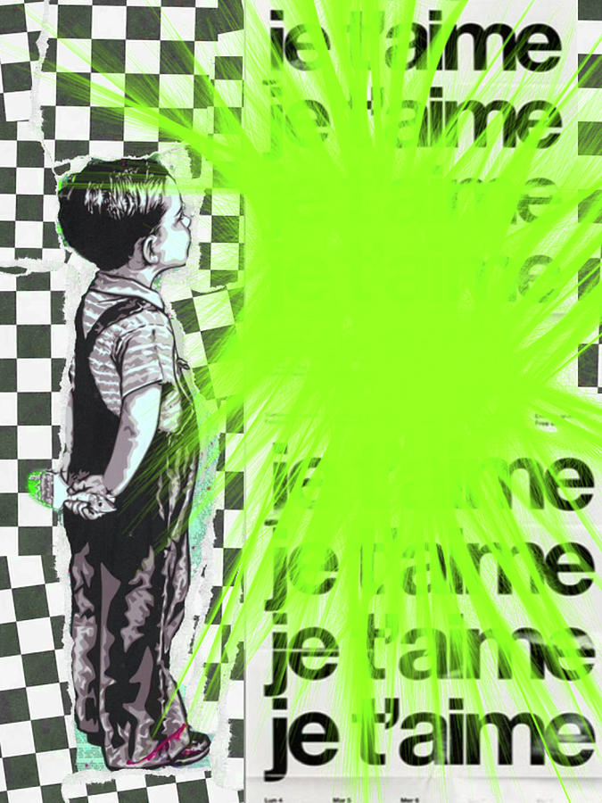 Bild 1 von Ce taime Banksy Hommage Grün Gelb Splash by Felix von Altersheim