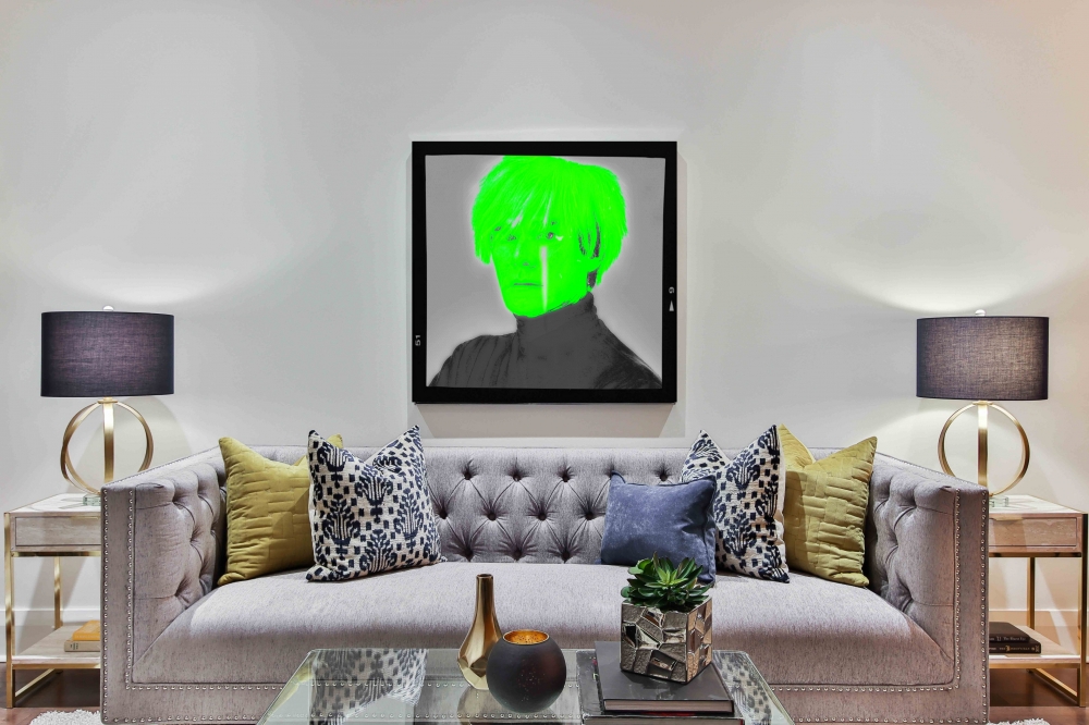 Bild 1 von Motiv Andy Warhol  Neon Green Ultra HD by Felix von Altersheim