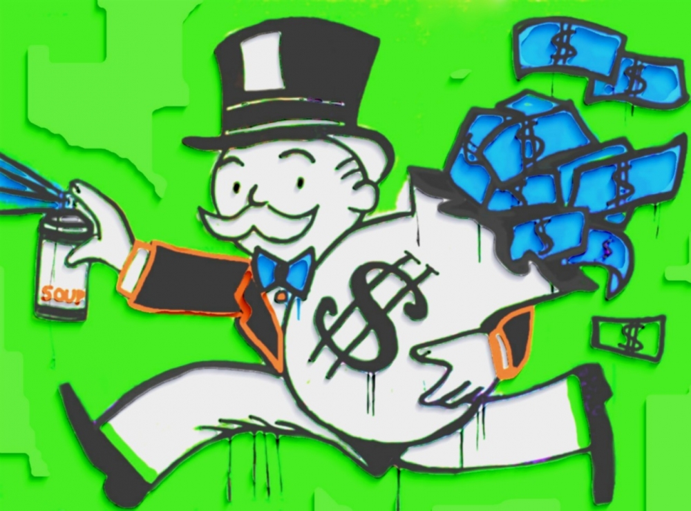 Bild 1 von Motiv Monopoly Paper Cut 3 D 01 - Neon  by Felix von Altersheim