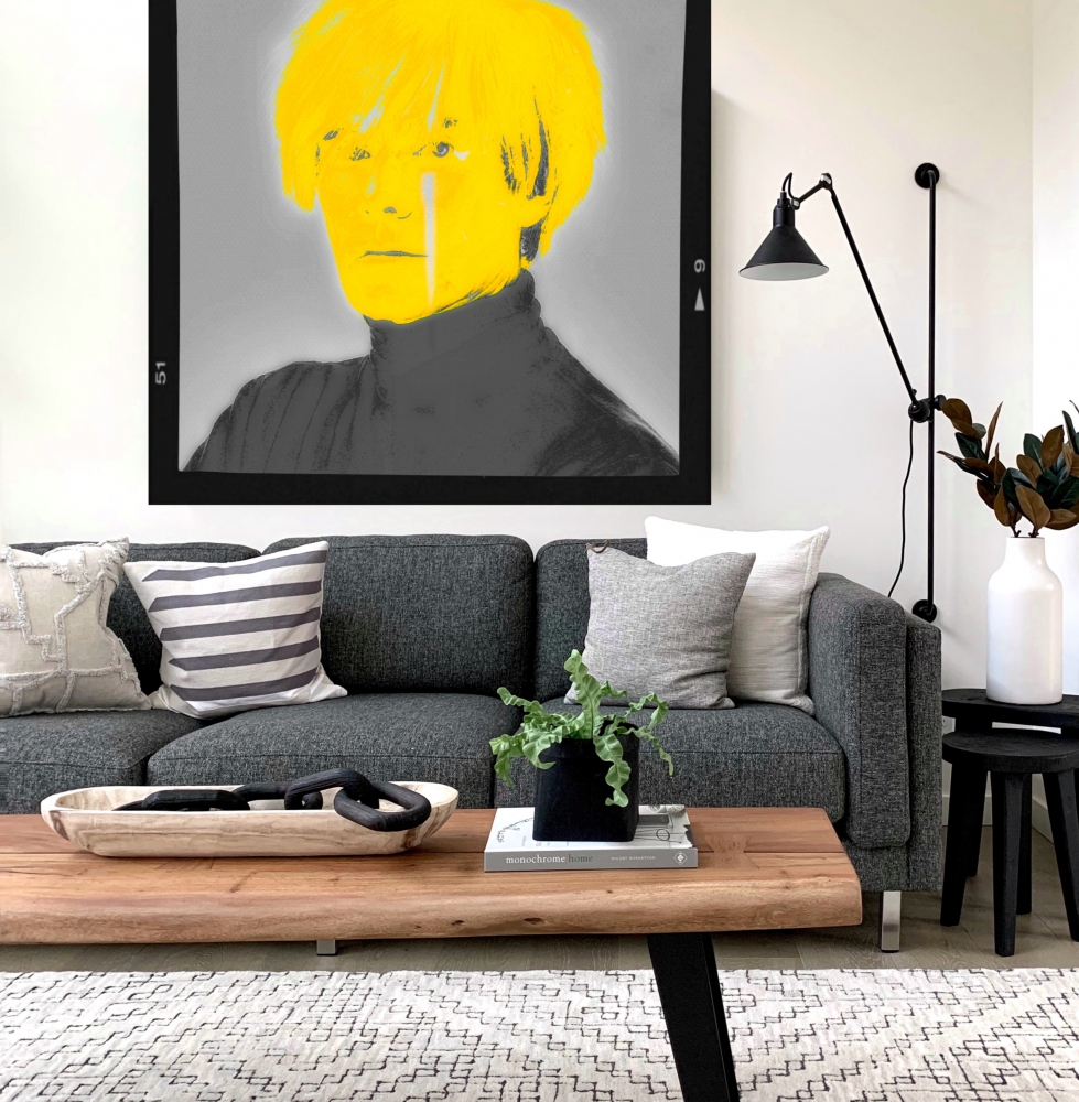 Bild 1 von Motiv Andy Warhol  Neon Yellow Ultra HD by Felix von Altersheim