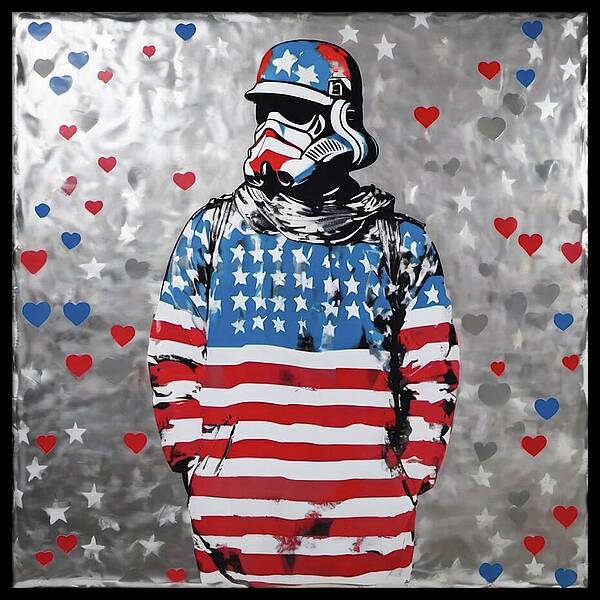 Bild 1 von We need love  USA 02 - Hommage Banksy by Felix von Altersheim