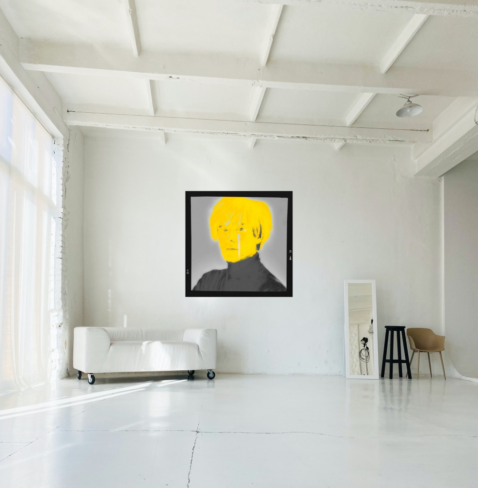 Bild 1 von Motiv Andy Warhol  Neon Yellow Ultra HD by Felix von Altersheim