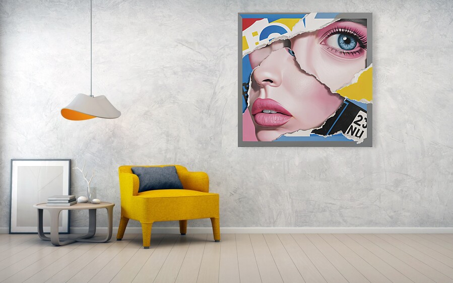 Bild 1 von Stylized Portrait with Torn Layers by Felix von Altersheim