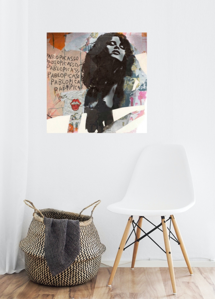 Bild 1 von Motiv Uschi Obermaier Kommune 1 - Collage by Felix von Altersheim