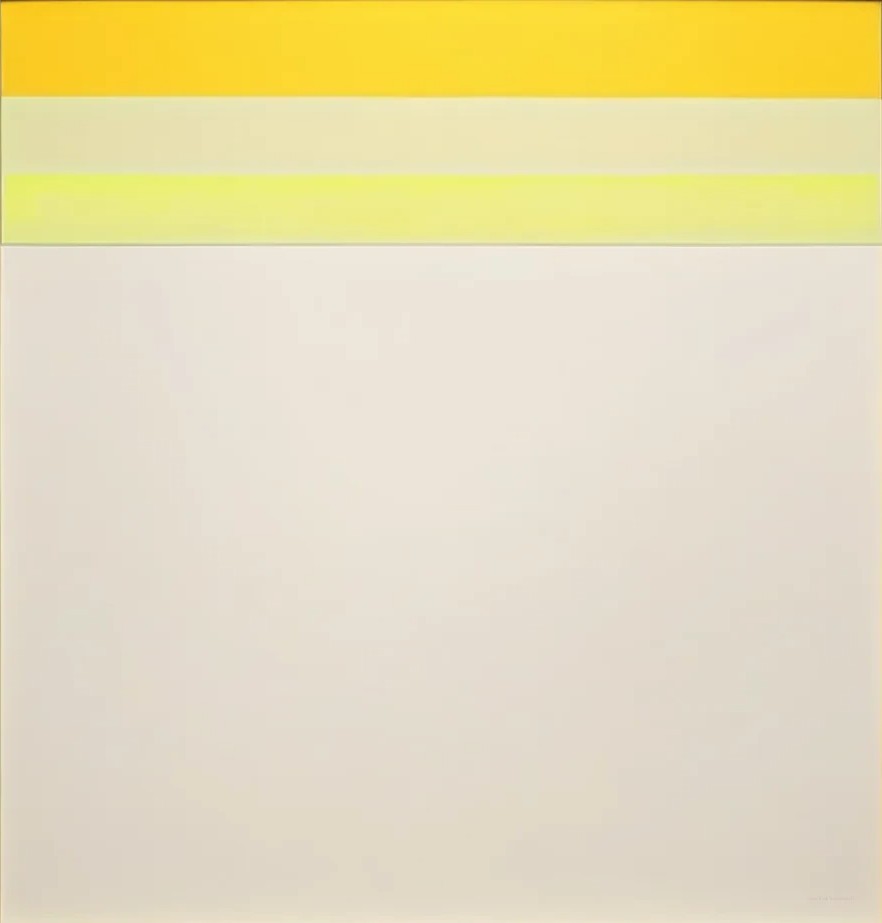 Bild 1 von Geometrie-  Bauhaus - Abstrakt - M53  / (Größe) 80x80 cm 2 cm Leinwand gespiegelt