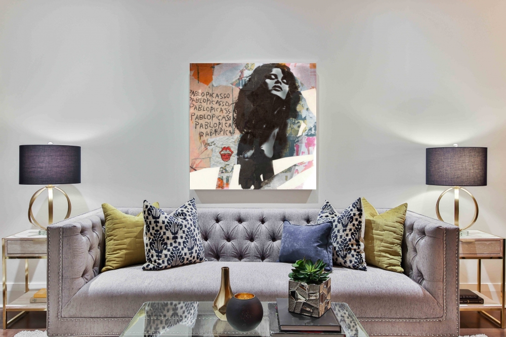 Bild 1 von Motiv Uschi Obermaier Kommune 1 - Collage by Felix von Altersheim