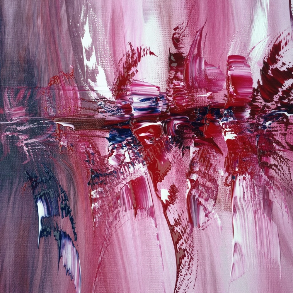 Bild 1 von Expressionismus - Abstrakt - 01  / (Größe) 60x60 cm 2 cm Leinwand gespiegelt