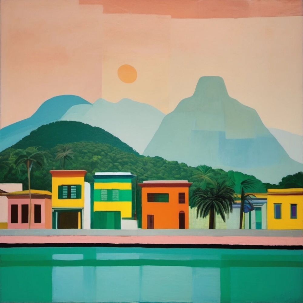Bild 1 von Rio De Janeiro 01 Naive Pop Art by Felix von Altersheim