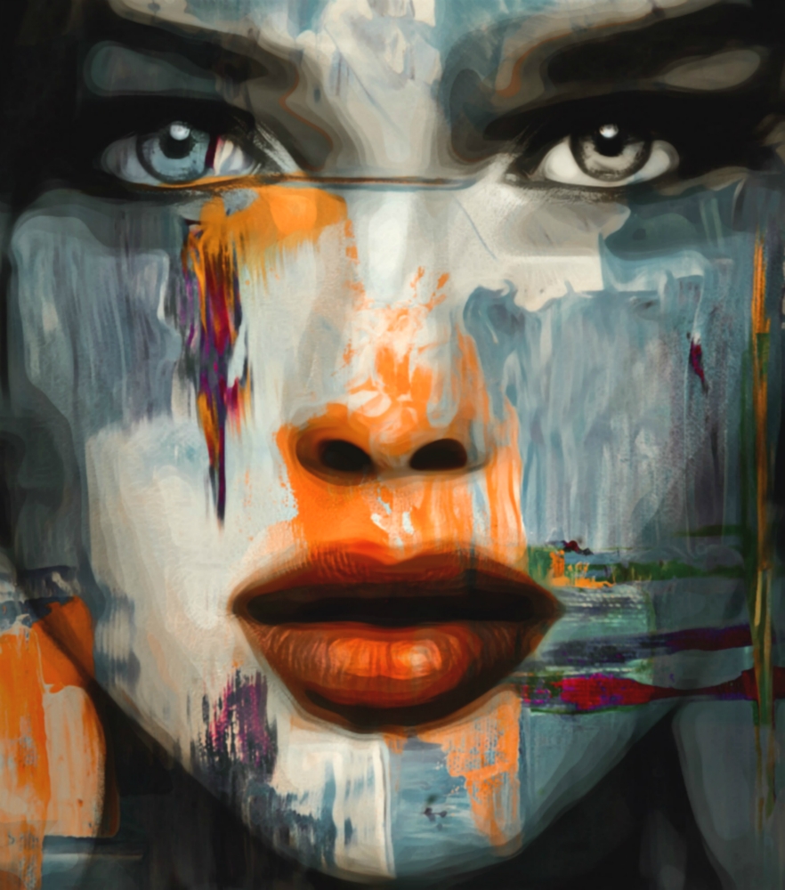 Bild 1 von Hommage Just Face 901 3 D 130 cm x 150 cm Leinwand