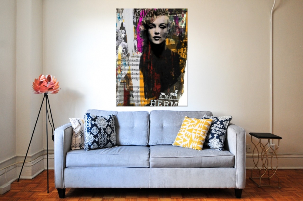 Bild 1 von Motiv Marilyn Monroe vs. Mozart - Collage by Felix von Altersheim