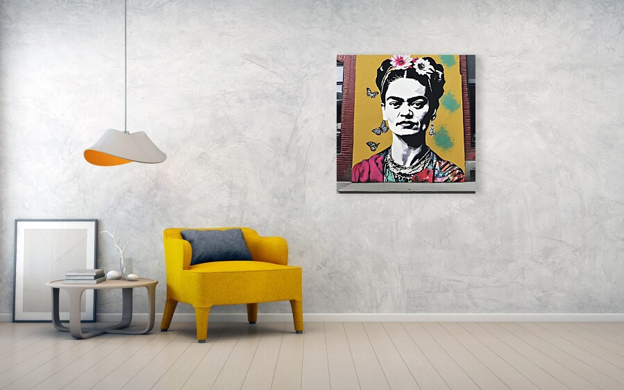 Bild 1 von Hommage an Frida Kahlo Street Art 01 -  Fotografie by Paffy
