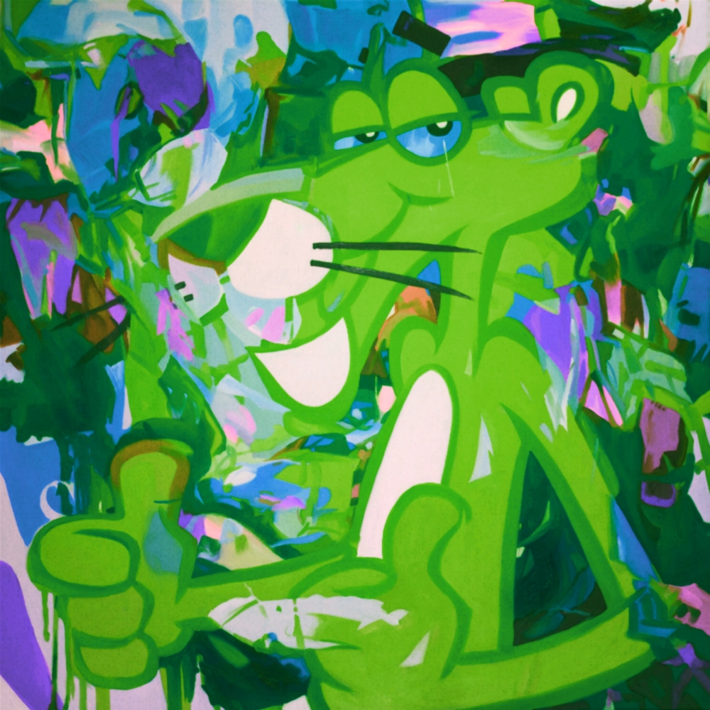 Bild 1 von Motiv Paulchen Panther Top Secret - Gift Green by Felix von Altersheim