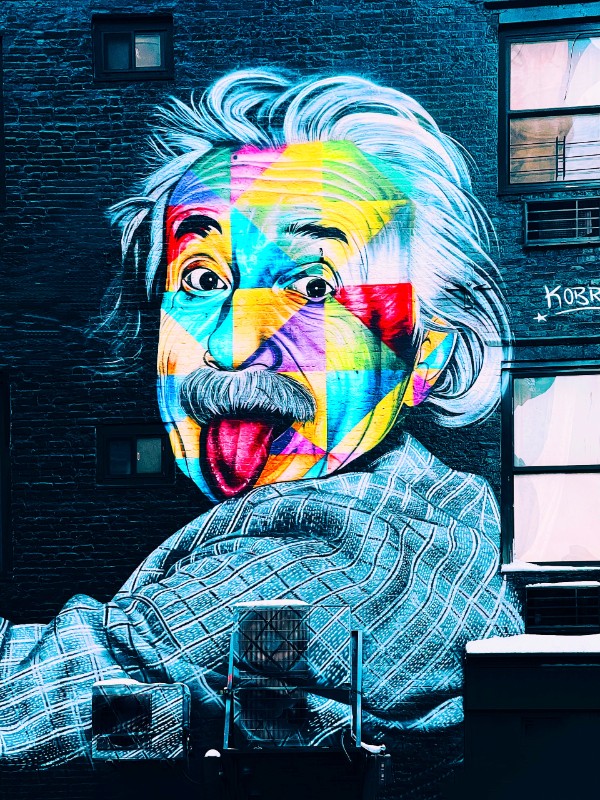 Bild 1 von Albert Einstein Street Art 07 - Dokumentation - Fotografie by Paffy