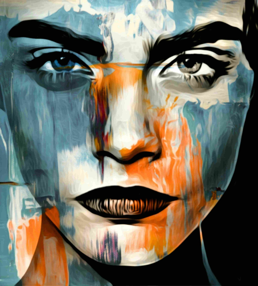 Bild 1 von Serie Just Face Cara  Abstrakt Game by Felix von Altersheim